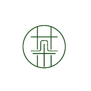 图怪兽原创元素茶艺茶字绿色logo