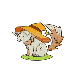 卡通动物猫咪图怪兽原创元素