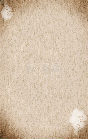 图怪兽原创元素黄色质感宣纸手机海报背景