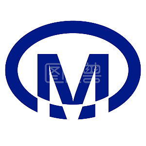 图怪兽原创元素 现代简约风格 深蓝色字母"m"互联网itlogo