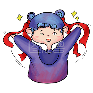 图怪兽原创元素开心转圈圈卡通表情包