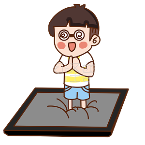 图怪兽原创元素设计师深陷数位板表情包