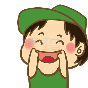 图怪兽原创元素军训大笑