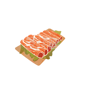 卡通火锅涮羊肉图怪兽原创元素