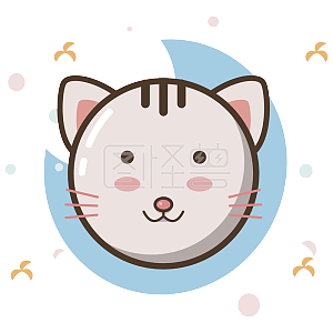 猫卡通素材图片 免费猫卡通png元素大全 图怪兽