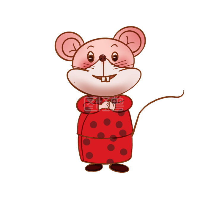图怪兽原创元素卡通新年公老鼠