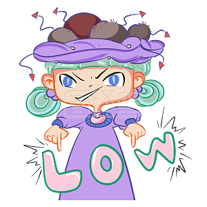 图怪兽原创元素万圣节low卡通人物表情包