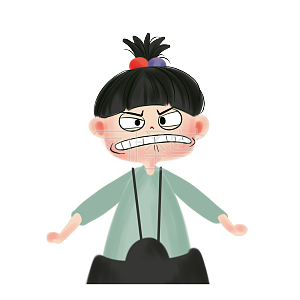 图怪兽原创元素忍住要忍住表情包