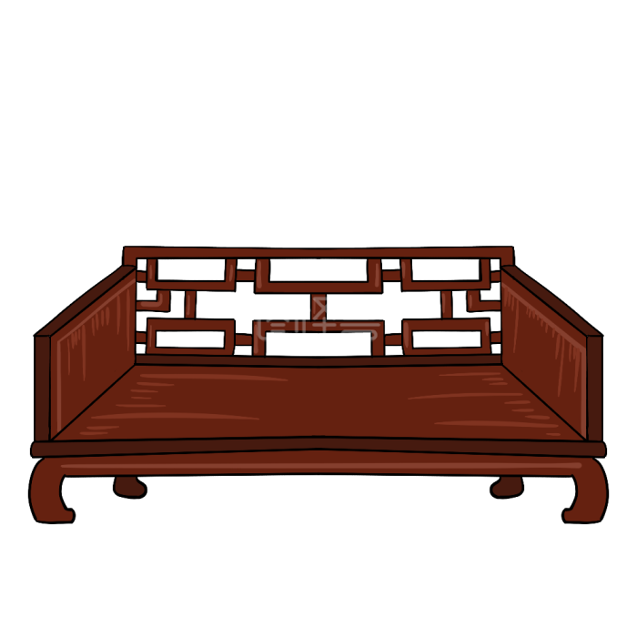 图怪兽原创元素椅子插图卡通古风