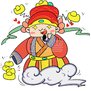 图怪兽原创元素哇塞~元宝哎卡通表情包