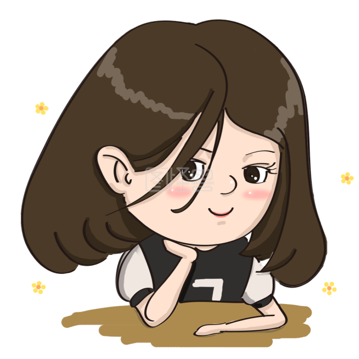 图怪兽原创元素手绘人物女孩子