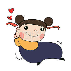 图怪兽原创元素喜欢你到变形卡通表情包