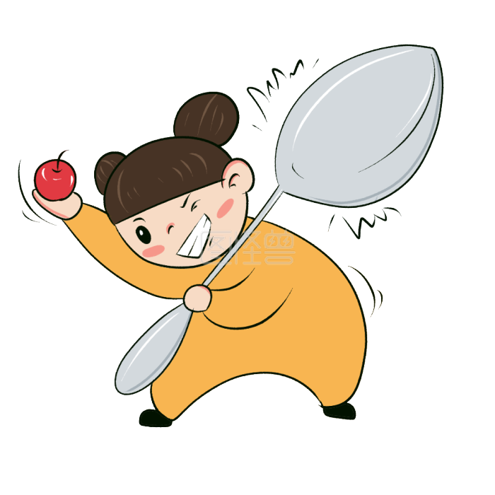 图怪兽原创元素给我蹭勺饭卡通表情包