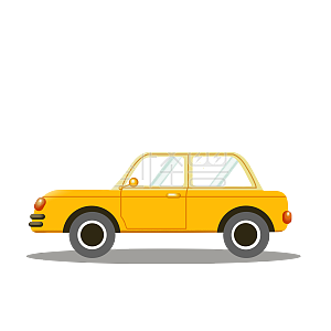 图怪兽小汽车出租车的士