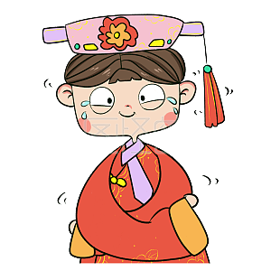 图怪兽原创元素紧紧抱住自己卡通表情包