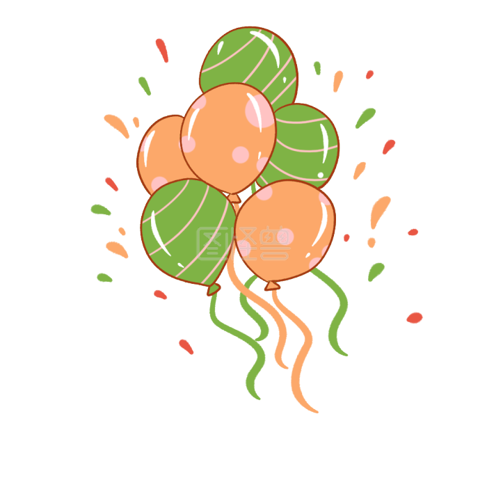 图怪兽原创元素气球元素