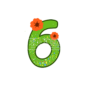 数字6素材图片 免费数字6png元素大全 图怪兽