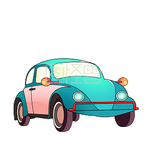 小汽车卡通