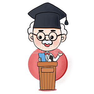 教授形象表情元素5