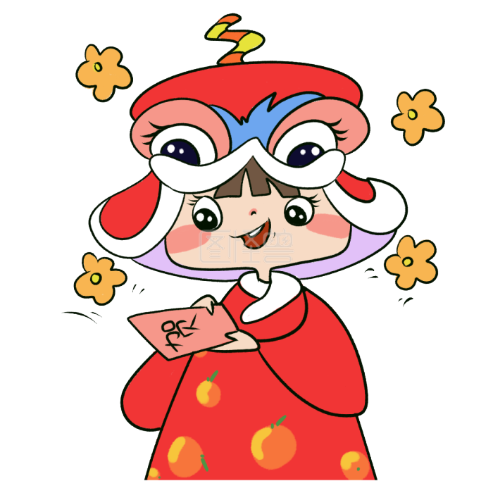 图怪兽原创元素祝福都收到了哟卡通表情包