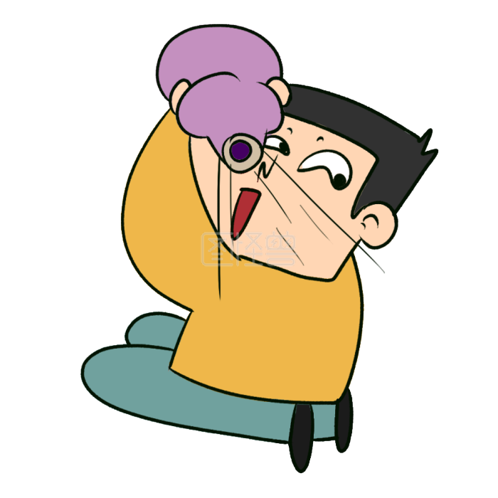 图怪兽原创元素叫你一声你敢答应吗卡通表情包