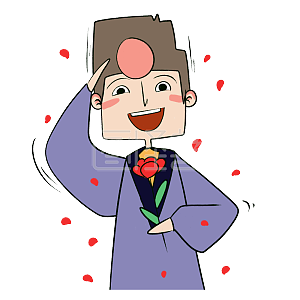 图怪兽原创元素备胎卡通表情包