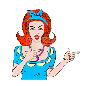 元素卡通美妆女孩图怪兽提供海量精美素材的美女促销元素图片大全