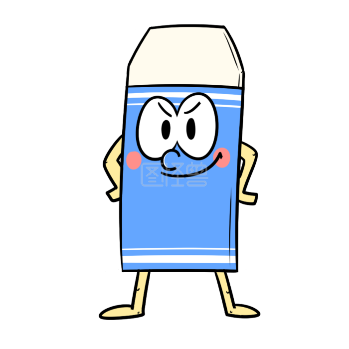 图怪兽原创元素卡通橡皮小人