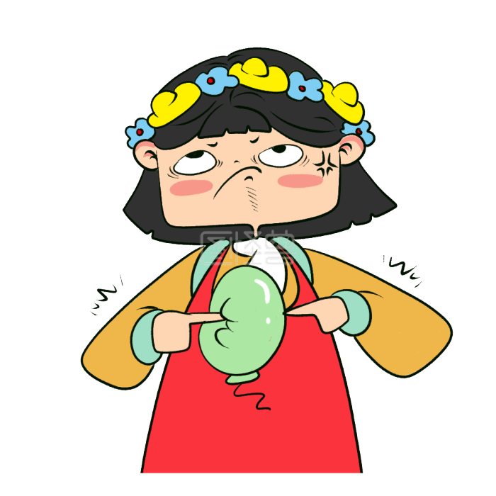 图怪兽原创元素小气鬼卡通表情包