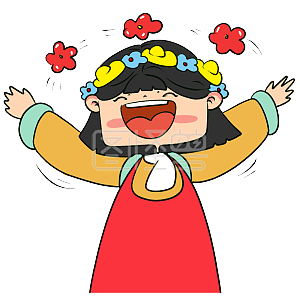 图怪兽原创元素喜笑颜开卡通表情包