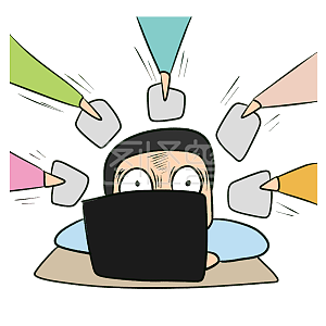 图怪兽原创元素忙成狗卡通表情包