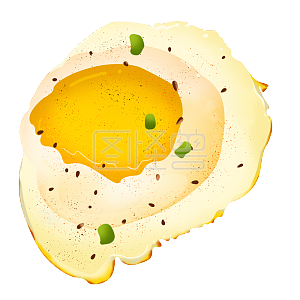 图怪兽原创元素南方新年传统美食习俗两个荷包