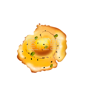 图怪兽原创元素南方新年传统美食习俗两个荷包