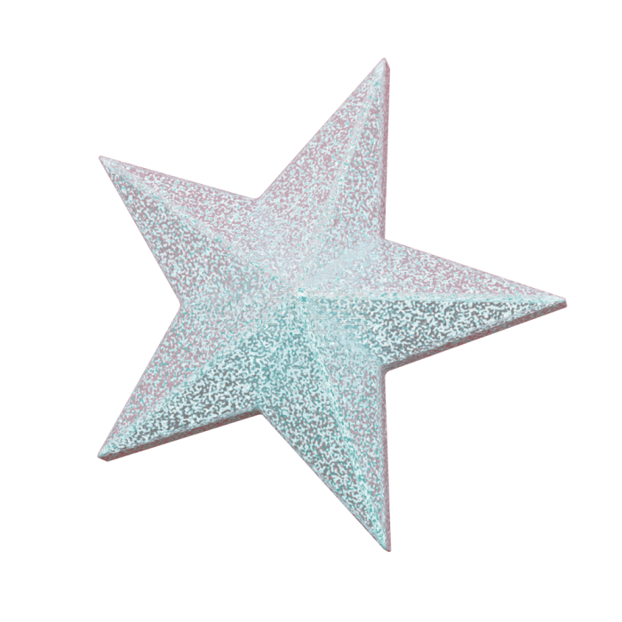 图怪兽原创元素c4d立体白色简约星星