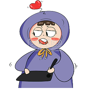 详情图怪兽原创元素卡通设计师五彩斑斓的黑表情包插画元素详情