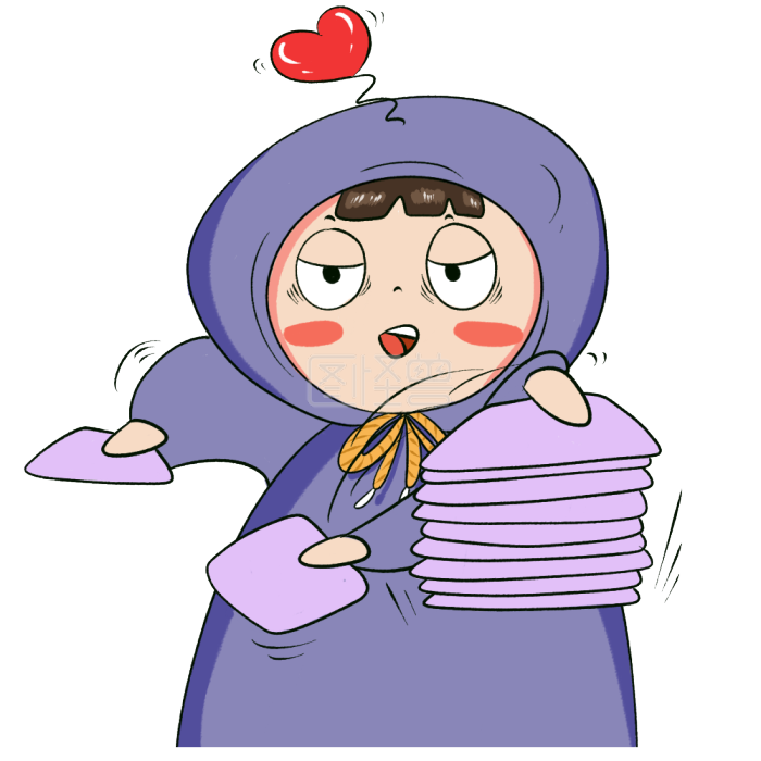 图怪兽原创元素忙成狗卡通表情包