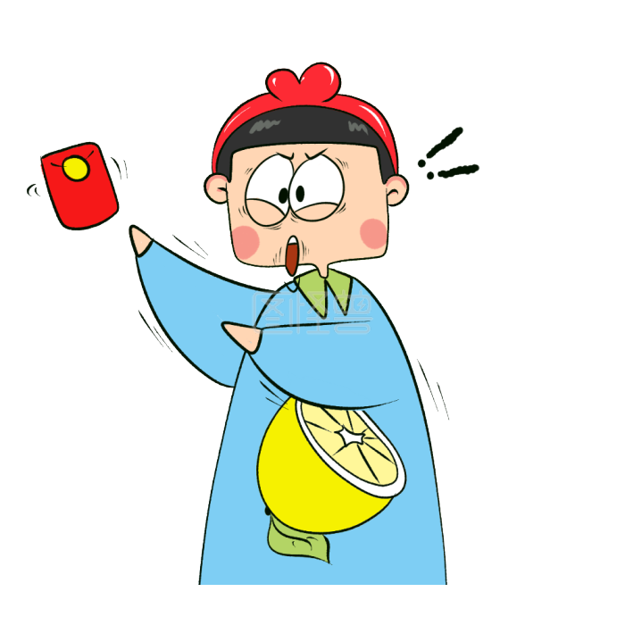 图怪兽原创元素终于等到你卡通表情包