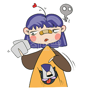 图怪兽原创元素马不停蹄的相亲卡通表情包