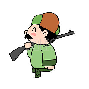 图怪兽原创元素打头野猪过年卡通表情包