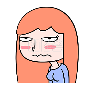 图怪兽原创元素状态差到极点表情包