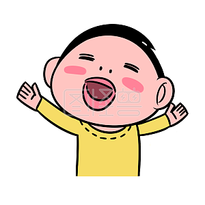 图怪兽原创元素好轻松卡通表情包