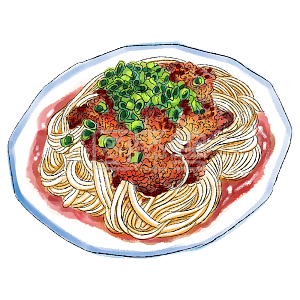 图怪兽原创元素 美食 新疆小吃 拉条子