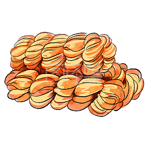 图怪兽原创元素     麻花    天津   地方小吃   美食