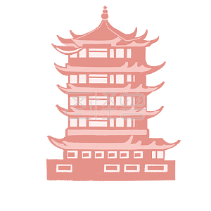 图怪兽原创元素 黄鹤楼 武汉