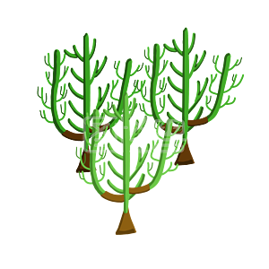 图怪兽原创元素植树节梭梭树