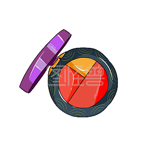 图怪兽原创元素眼影元素