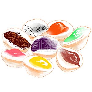 图怪兽原创元素     美食   天津   熟梨糕