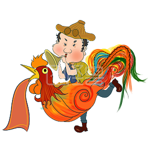 图怪兽原创元素 广东零食 鸡公榄 橄榄 特色零食 鸡公小贩