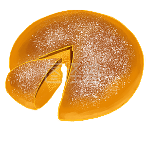 图怪兽原创元素    美食   粤菜  广东菜   西樵大饼