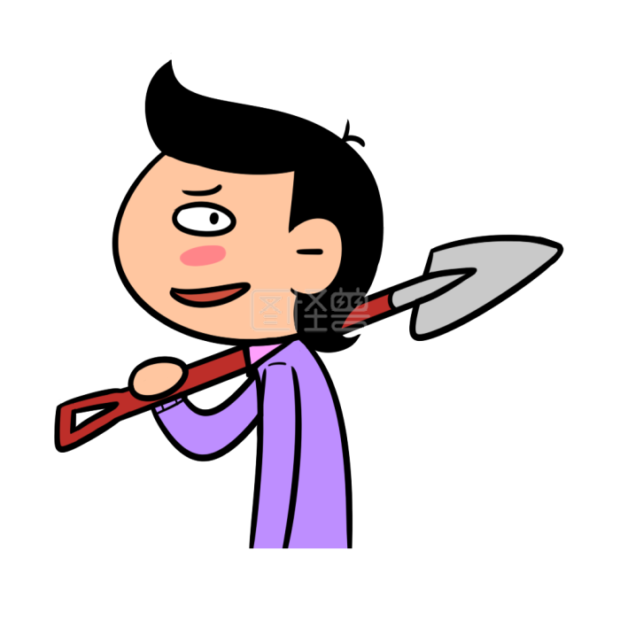 图怪兽原创元素挖个坑让你跳表情包